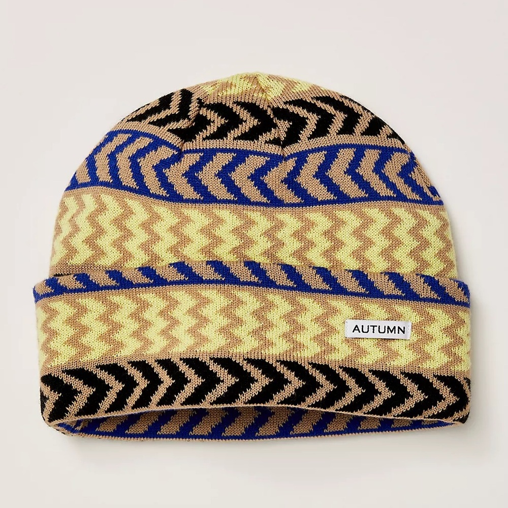 NWT Autumn Chevron Select Fit Beanie from Free People